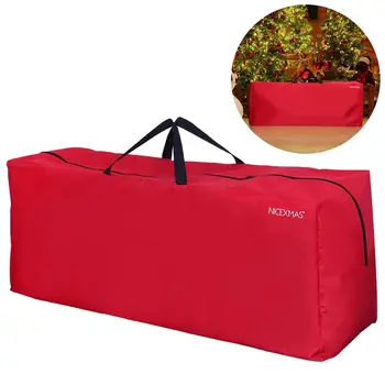 

1pcs Holiday Christmas Tree Storage Bag Roomy Zippered Bag For Artificial Christmas Tree With Handles