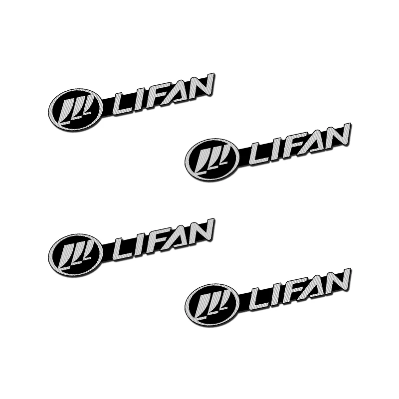 4 шт. алюминиевые 3D наклейки для динамика lifan solano x60 x50|Наклейки на автомобиль| |