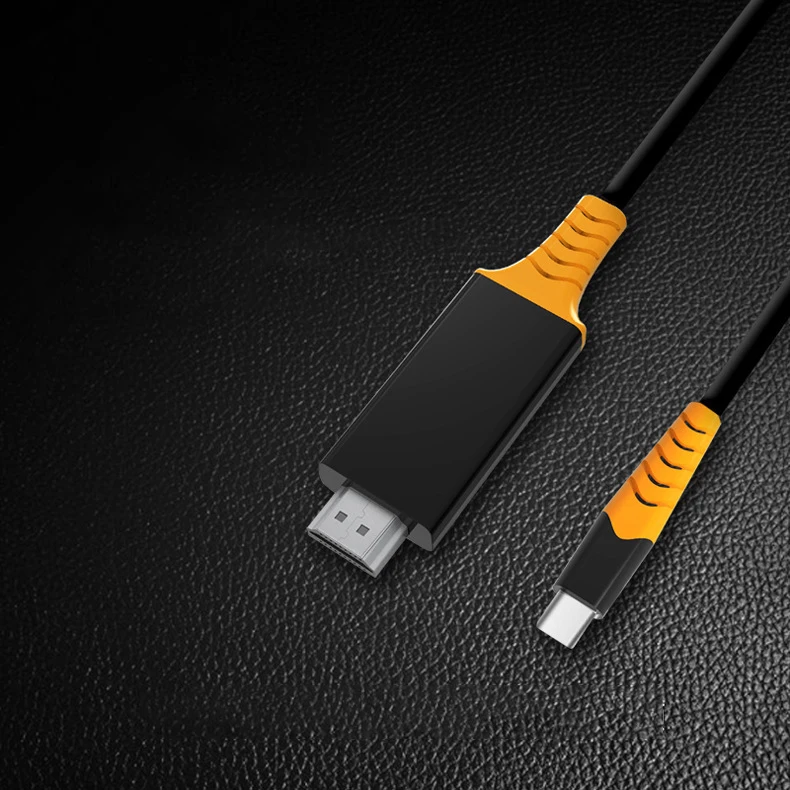 2 м 4 к 30 Гц тип-c к HDMI HD видео кабель, синхронизировать мобильный телефон к HDTV передачи небольшой экран на большой экран