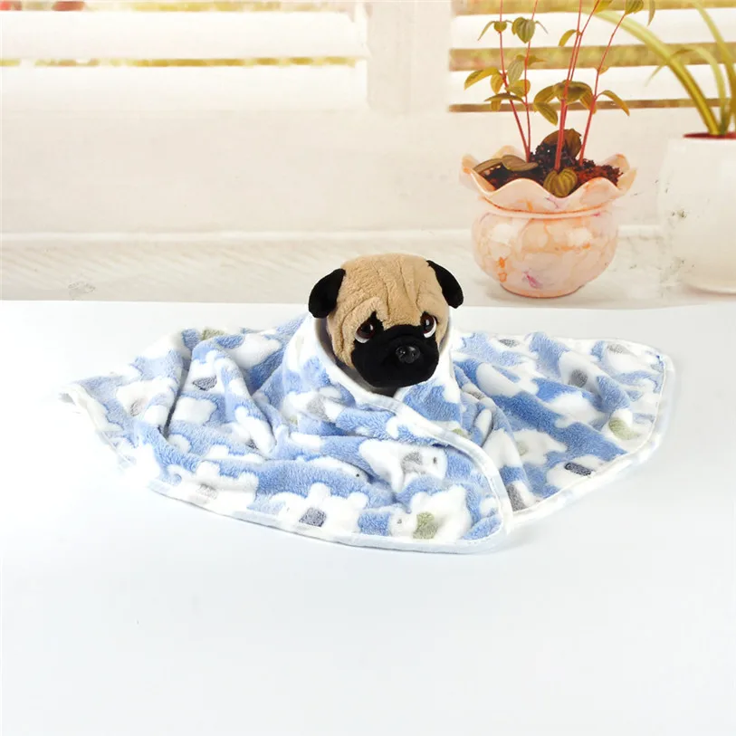 Warm Flannel Pet Blanket Dog Cat Bed Mat Sleeping Mattress Small Medium Dogs Cats Air Condition Cushion Cover Towel Pet 40JA9 (6)