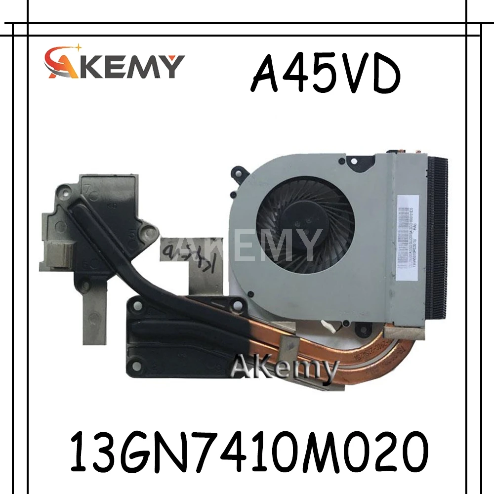 Akemy оригинал для For Asus K45V K45VD K45VS K45VM A45V A45VD A45E охлаждающий ноутбук процессор GPU