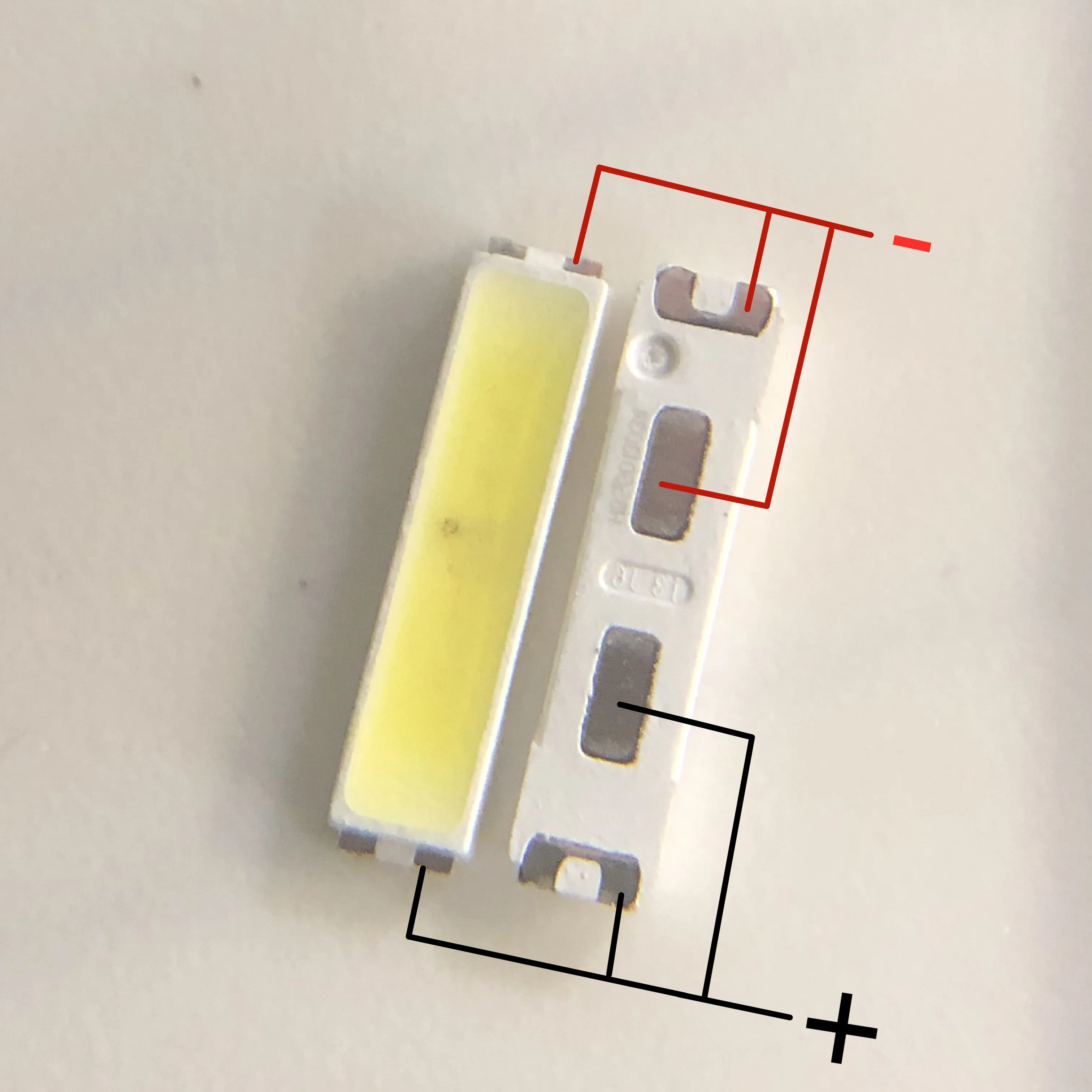 50 шт. для LG SMD 8520 LED Innotek подсветка 0 5 Вт 3В холодный белый 55лм ТВ применение|led 0.5w|0.5w