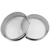 Tamis rond standard en acier inoxydable 500, tamis à ouverture de laboratoire, filtre à poudre de farine de cuisine, tamis à sol, tamis, shakers, 2-304 m 6