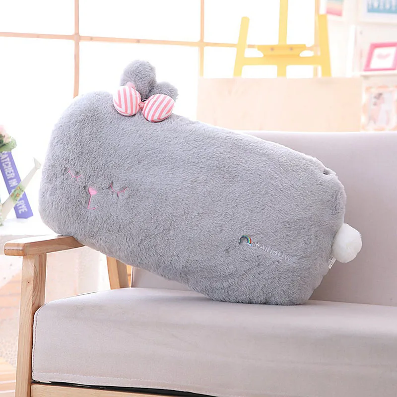 Creative Rabbit Shape Throw Pillow Sofa Seat Cushion Back Cushion Baby Plush Doll Kids Birthday Gift Sofa Room Decor Nap Pillow