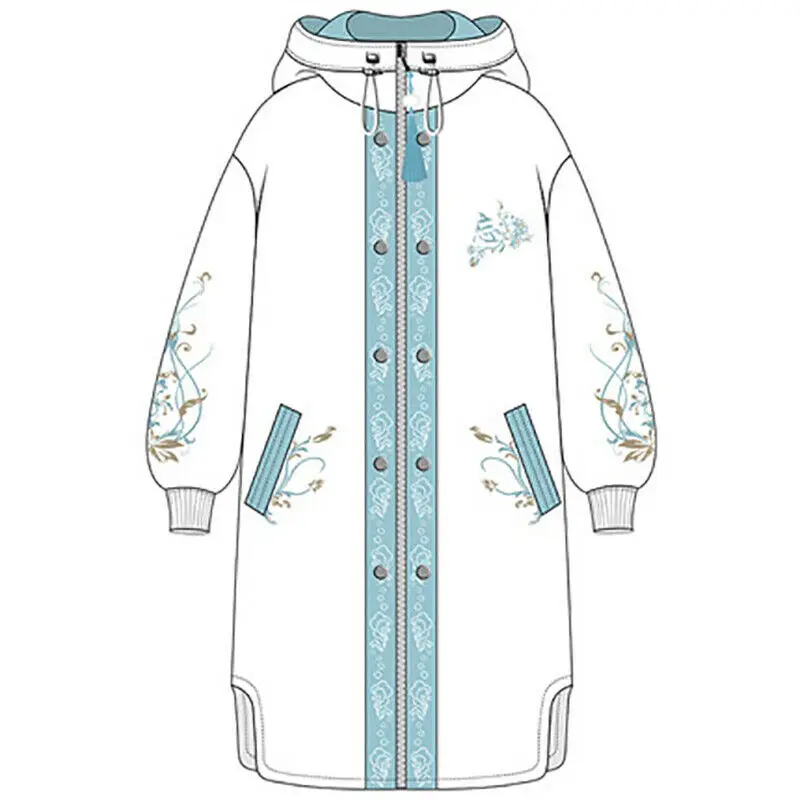 Limited Grandmaster of Demonic Cultivation Wei Wuxian Lan Wangji Coat Winter Overcoat Cosplay costume Gifts