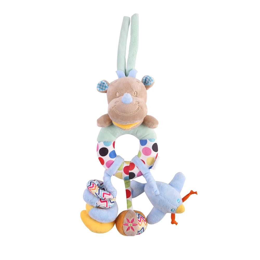 Baby Rattles Mobiles Learning For Bell Crib Educational Toy For Stroller Baby Toddlers Rattle Hanging Toy Stuffed