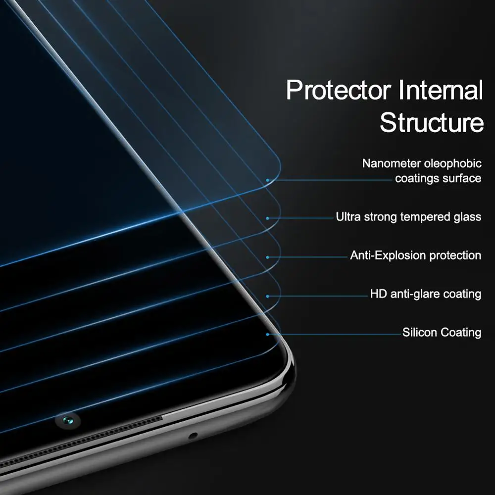 Nillkin для Xiaomi Poco M3 X3 NFC Mi 10T 10 9 Lite 8 до лет 5G Защитная пленка экрана из закаленного