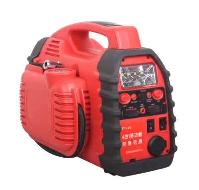 

7 In 1/ 6 In 1 12V Multifunation Air Compressor Air Compressor Car Charger Battery Jump Starter Portable Boost