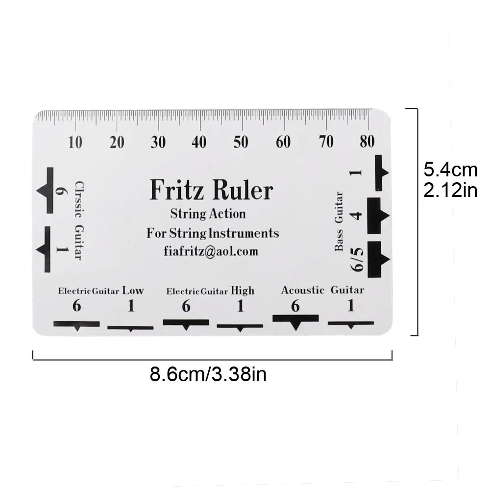 Guitar Bass String Action Gauge 2