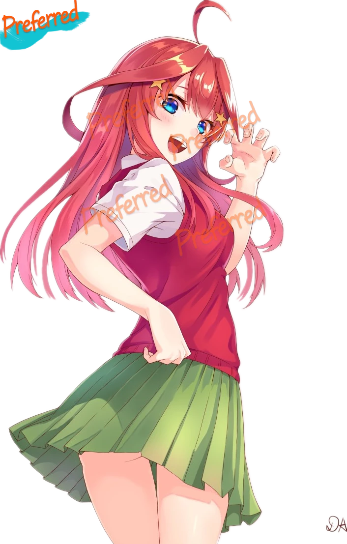 Cute Anime Girl Nakano Itsuki Stickers For The Quintessential Quintuplets Car Sticker Windshield Bumper Motorcycle Helmet Decal Car Stickers Aliexpress