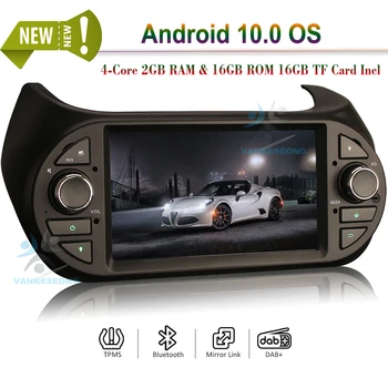 

7" Quad Core Android 10.0 Autoradio Car Stereo for Fiat Fiorino Citroen Nemo Peugeot Bipper Car Multimedia GPS DAB+