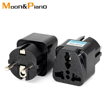 

4.8mm EU Adapter Universal Travel Power Plug Converter adapter Lightweight Wall Charger Outlet 2 Pin AC Power Electrical Socket