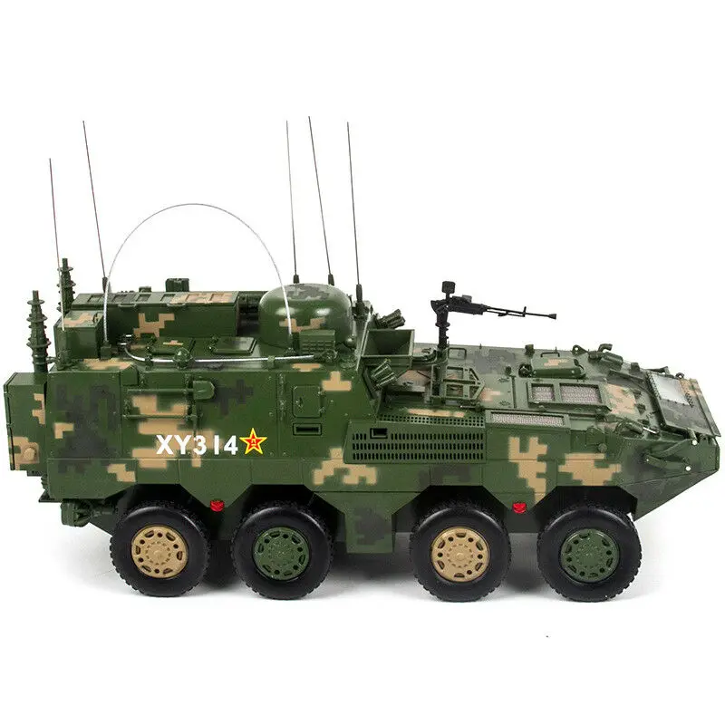 1/22 металлический Коммуникационный автомобиль грузовик 8*8 военный бронированный танк модель металлический автомобиль