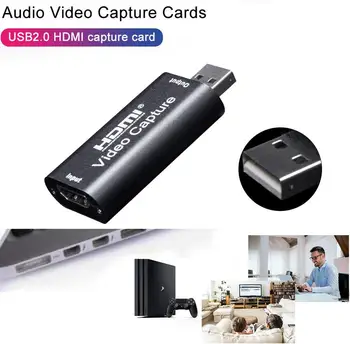 

Video Card Capture HDMI HD Video Capture Card Device PC PS4 Game Live Streaming 1080P VHS Board USB 2.0 Grabber Recorder Box