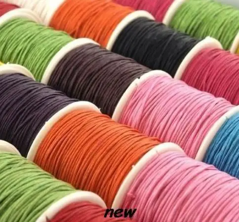 

BEST lowest price multicolor bracelet 1 5mm nylon 160M/15yards/lot Chinese knot tread shamballa cord String Rope tassel fg34s