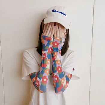 

Hot Selling Summer New Products Weep Yafeng Cuff Fashionable Ride Ice Cuff Sun-resistant Printed Sun-resistant Hand Sleeve Summe