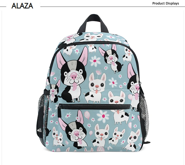 Школьная сумка ALAZA с забавным рисунком собаки, рюкзак для подростка, школьницы, школьный рюкзак для начальной школы, Mochilas