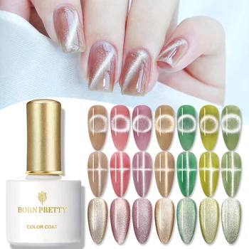 

BORN PRETTY Jelly Cat Eye Gel Nail Polish 10ML Magnetic Gel Soak Off UV LED Gel Magnetic Gel Polish Semi-transparent Varnish