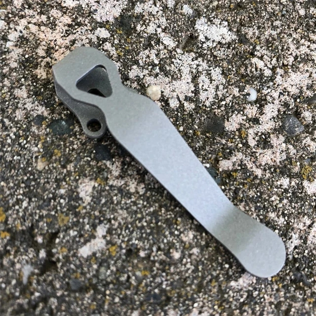 Custom Portable Titanium Pocket Clip Back Clamp for Benchmade//Emerson//ProTech