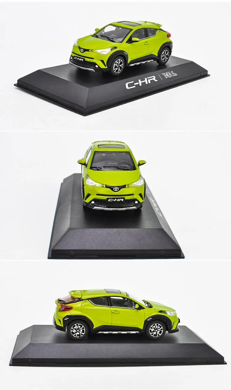 Высококачественная оригинальная модель из сплава 1:43 Toyota C-HR, имитация коллекции подарков, литая металлическая модель автомобиля