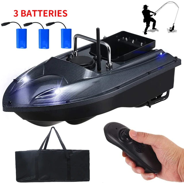 500m Wireless Rc Boat Fish Finder Ship Auto RC Distacne Fishing Boats  Speedboat Remote Control Lure Boat Toys 3 Batteries Bag - AliExpress