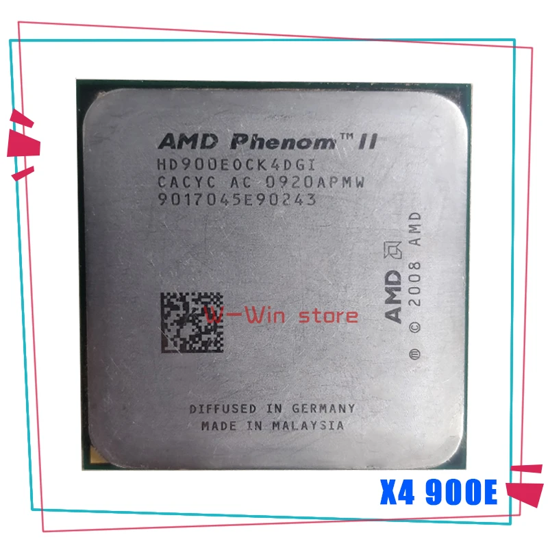 AMD Phenom II X4 900e 2.4 GHz Quad-Core CPU Processor HD900EOCK4DGI Socket AM3 amd processor