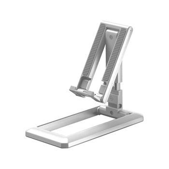 

Cell Phone Stand Sturdy Desktop Phone Stand Adjustable Metal Phone Holder for iPhone iPad Kindle