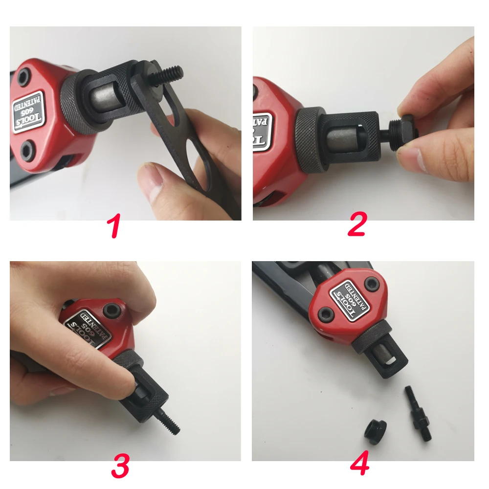 Rivet Gun, Rivet Nut Tool ALLSOME BT-605 Riveter Gun Hand Insert Rivet Nut Tool Manual Mandrels M3 M4 M5 M6 M8 M10 M12 HT2597