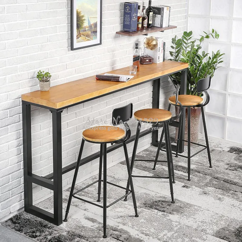 21%Bar Stool Iron Leisure Coffee Shop Tea Shop Wall Hanging High Table