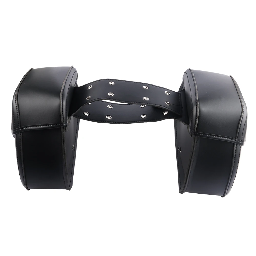 Borsa Da Sella Per Moto In Pelle - 30x9x8.5cm - Impermeabile - Per Attrezzi E Accessori - Foto 9