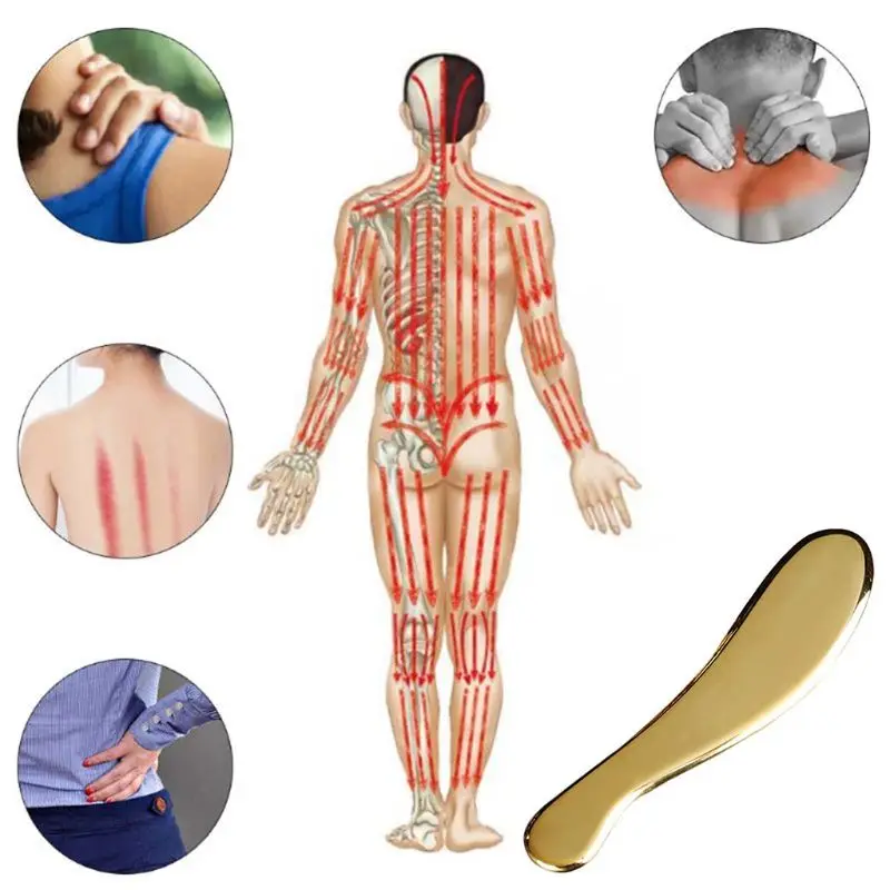 Медь Gua sha хиропрактики физическая терапия IASTM инструменты для Myofascial T4MB