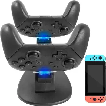 

For Nintendo Switch Pro Controller Charger - Dual Controller Charger Charging Dock Stand Station For Nintendo Switch Pro Control