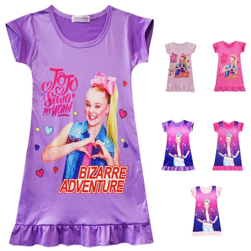 Летние платья Jojo Siwa одежда jojo siwa платье для девочек детская сна принцессы дня