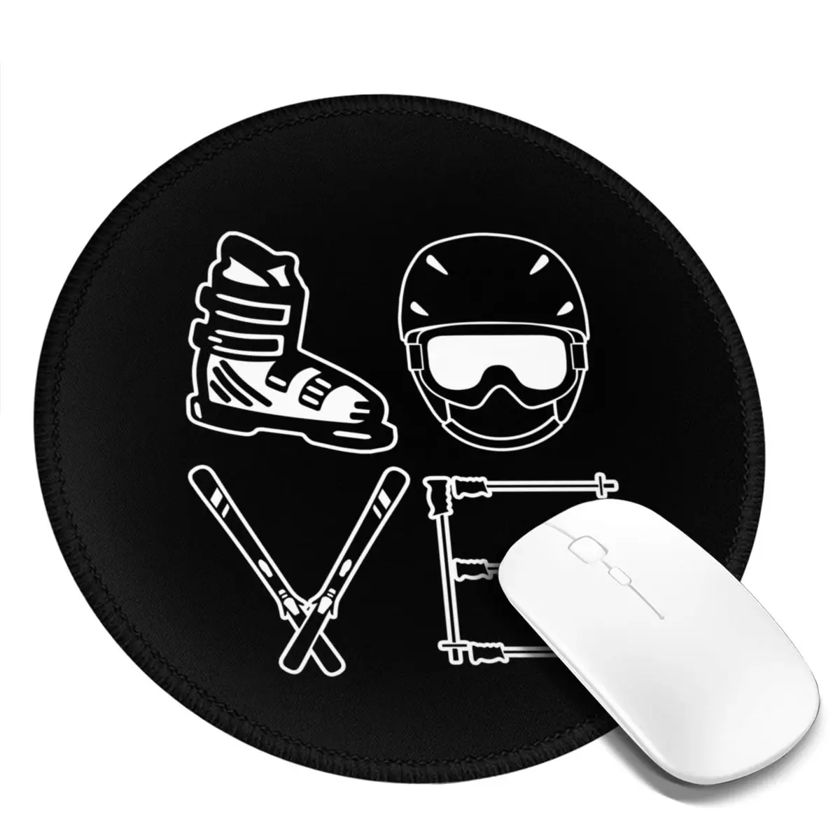Коврик для мыши Skier лучший резиновый коврик катания на лыжах противоскользящий