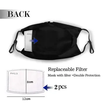 

protective mask with filter Weapon Of Mass Percussion anti dust PM2.5 reuse adult teen child girl