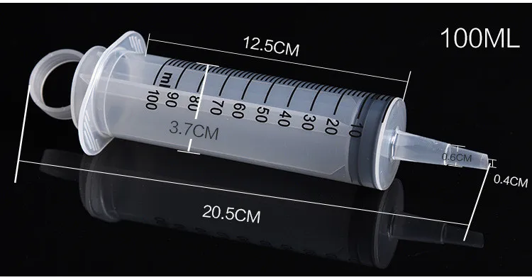 Шприцевые Инструменты 100 мл/150 мл многоразовые большой Гидропоника пластиковые питательные стерильные здоровья измерительный Шприц Инструменты