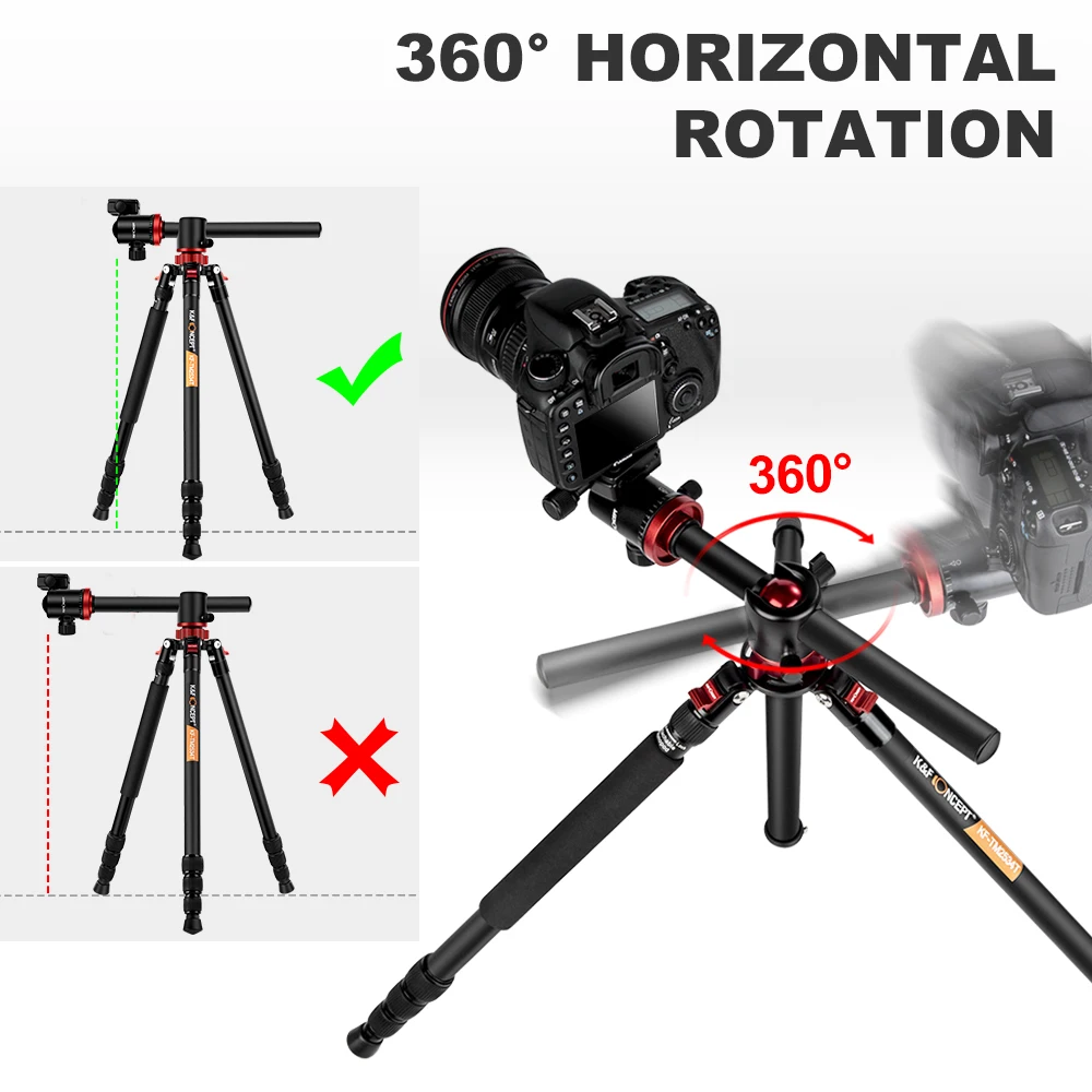 K&F CONCEPT Professional Portable Tripod