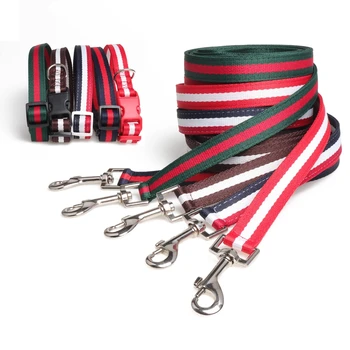 

Personalized colorful nylon pet collar, leash, buckle design, fine workmanship, cat collar, dog collar, pet supplies