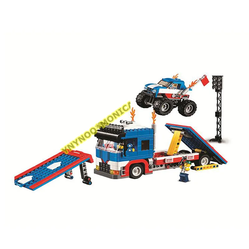 985pcs City Arctic Downtown Fire Brigade Ladder Truck Crane Helicopter 11216 Figure Blocks Toys Compatible with city