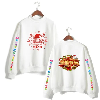 

2019 Christmas Men Women Hedging Sweatshirts Hipsters Teens Autumn Winter Sweatshirt Sportswear Santa Claus New Year's Gift