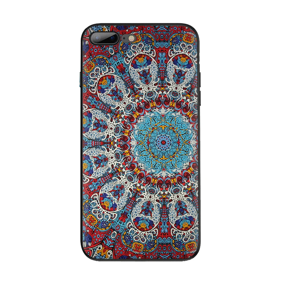 Чехол для Телефона iPhone 7 8 6 6s Plus 11 Pro XR X XS Max Роскошный милый цветочный чехол с