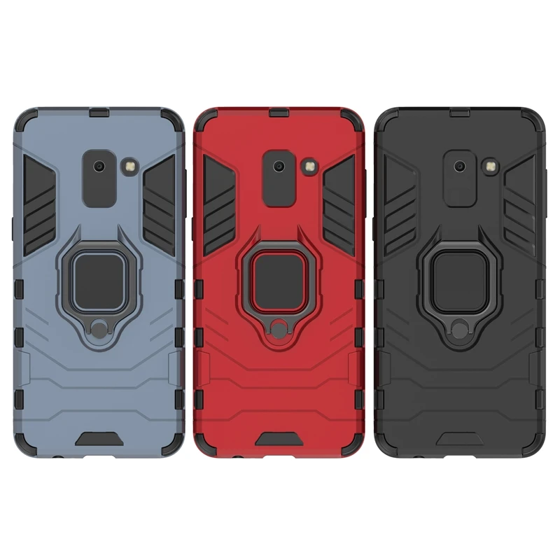 

phone case for Samsung j6 j4 plus j2pro 2018 S10 9 8 Plus Lite note10 9 pro M 30 20 10 Anti-fall magnetic bracket phone cover