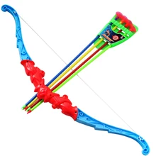 Детская игрушечная имитация, стрельба из лука и стрел, пластиковые мягкие пули, 4 военных модели, родитель-ребенок, домашние спортивные игрушки 0723