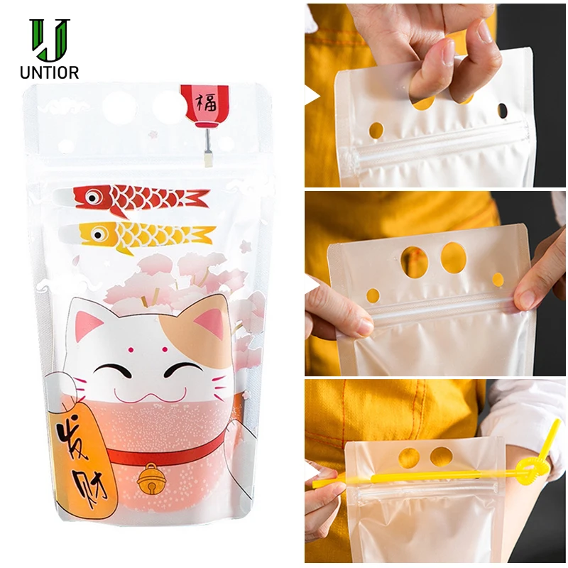 100Pcs 16Oz Drink Pouches for Adults - Drink Pouches with Straws X100 -  Resealable Smoothie Pouches - AliExpress