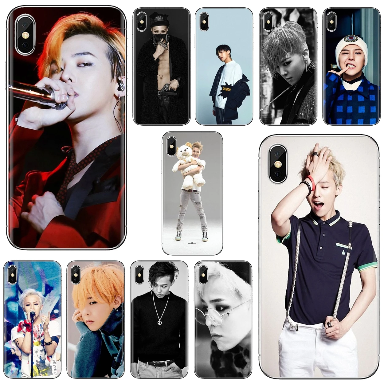 Soft Shell Чехол K-POP теории Большого взрыва известная g-dragon Фан-арт для Samsung Galaxy A10 A30 A40