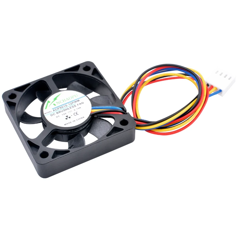 Ventilador de Refrigeração para Cpu da Ponte Norte e Sul do Chassi Acp501012pwm 5cm 50 mm 50x50x10 mm 5010 Dc12v 0.10a 4pin - Imagem 4