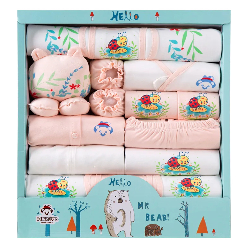 

PCS Newborn Baby Clothes Set Carton Set with Gift Bag