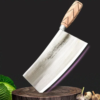 

Forged Kitchen Traditional Knives Cleaver Handmade Kitchen Knife chef knife Slicing Knives Super Sharp Blade Chinese Knife
