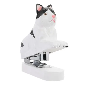 

1pc Desk Stapler Handmade Adorable Creative Wooden Stapler Mini Stapler Desktop Stapler for Office School Desktop