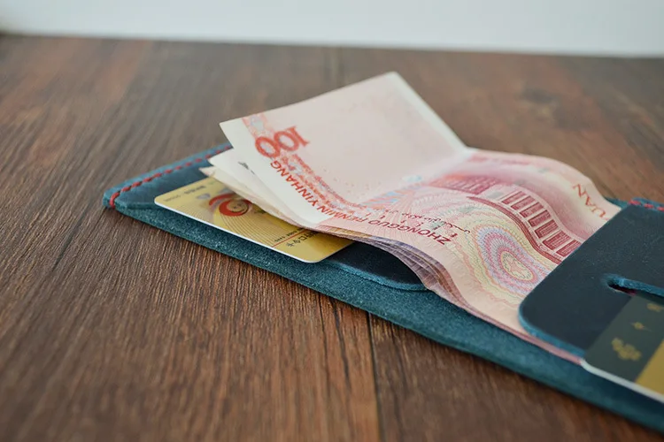 Crazy Horse кожаный мужской бумажник Billfold ручной работы винтажный бумажник из воловьей кожи простой маленький мужской кошелек-зажим для денег Чехол для карт